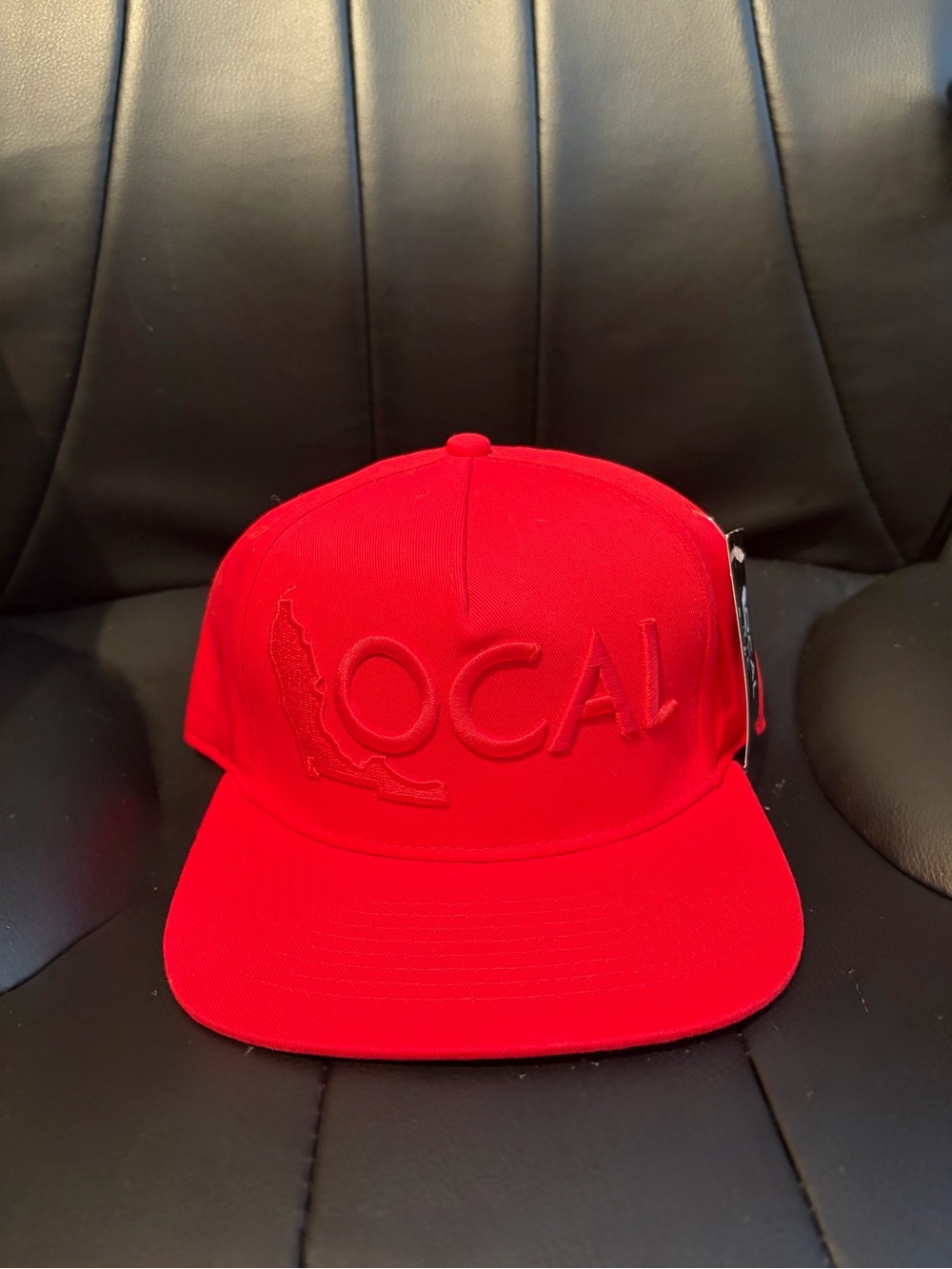LOCAL Red Snapback Hat